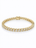 3.00ct Natural Diamond Women’s Bracelet 14k Yellow Gold