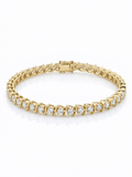 3.00ct Natural Diamond Womens Bracelet 14k Yellow Gold