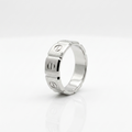 Men’s Wedding Band 14k White Gold