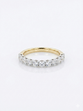 1.50ct Lab Diamond Women’s Band 14k Yellow and White Gold