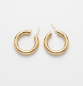 14k Yellow Gold Hoop Earrings