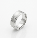 Men's Band 14k White Gold